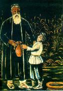 A Peasant with His Grandson Niko Pirosmanashvili